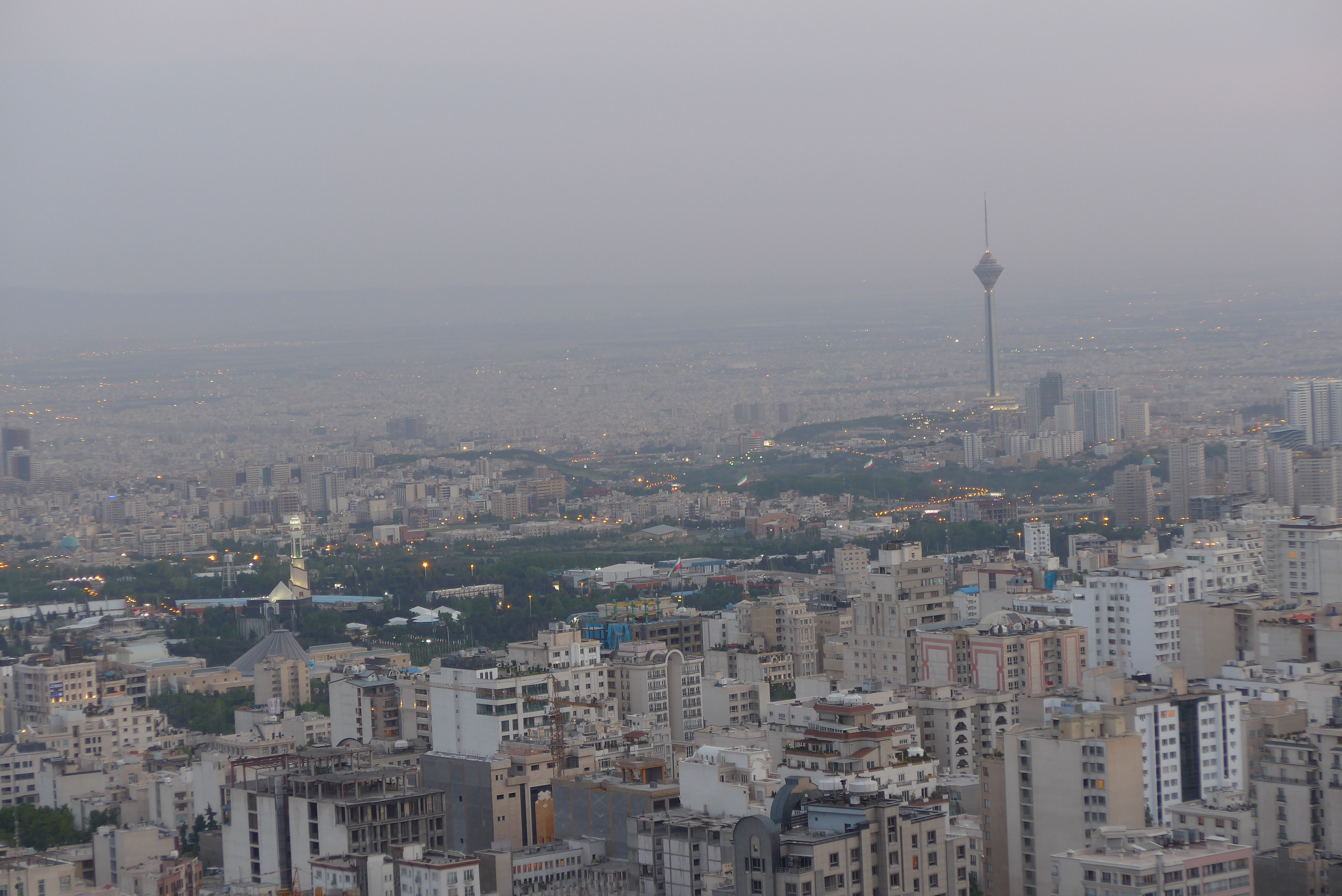 Well, yes, that's also Tehran: Smog!